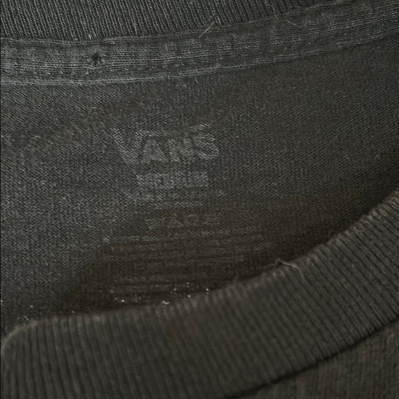 Vans Black Short Sleeve Tee with Skull Graphic - Picture 2 of 4